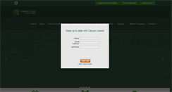 Desktop Screenshot of canyonlakesgolfcourse.com